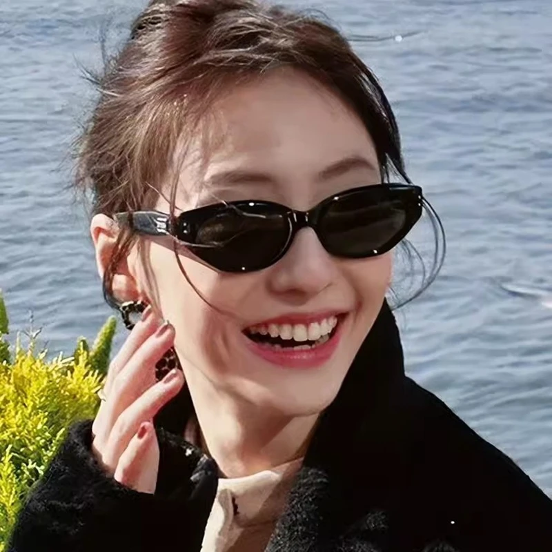 墨镜高级感防紫外线JENNIE同款高档窄框复古网红个性太阳镜太阳镜