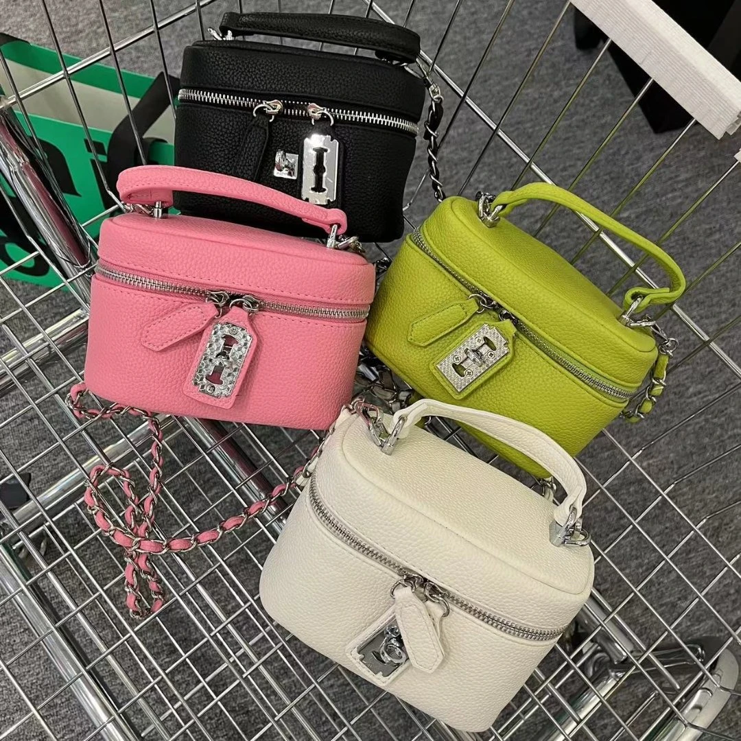 【熙薇品牌】春夏轻奢女士经典手拎包新款时尚潮百搭包包W1097