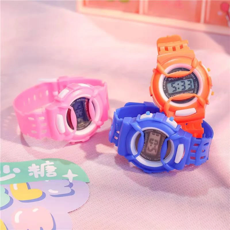 创意卡通数字电子益智手表到手1个