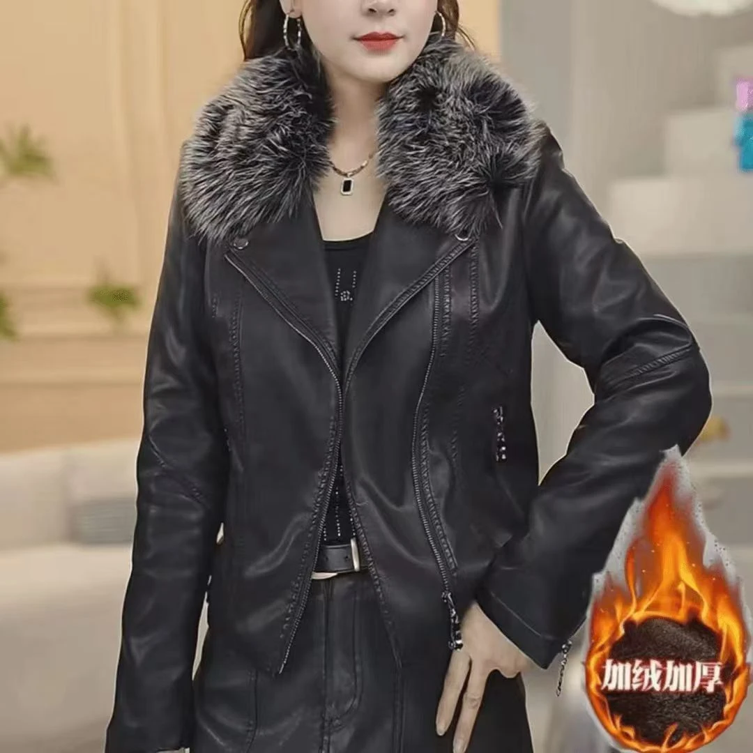 2024秋冬短款皮衣显瘦修身短款皮衣7730/AQ