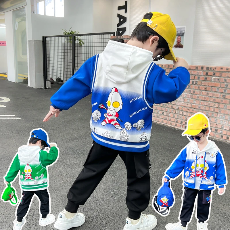 【正品奥特曼】男童秋季新款奥特曼三件套2201款【专柜发货】