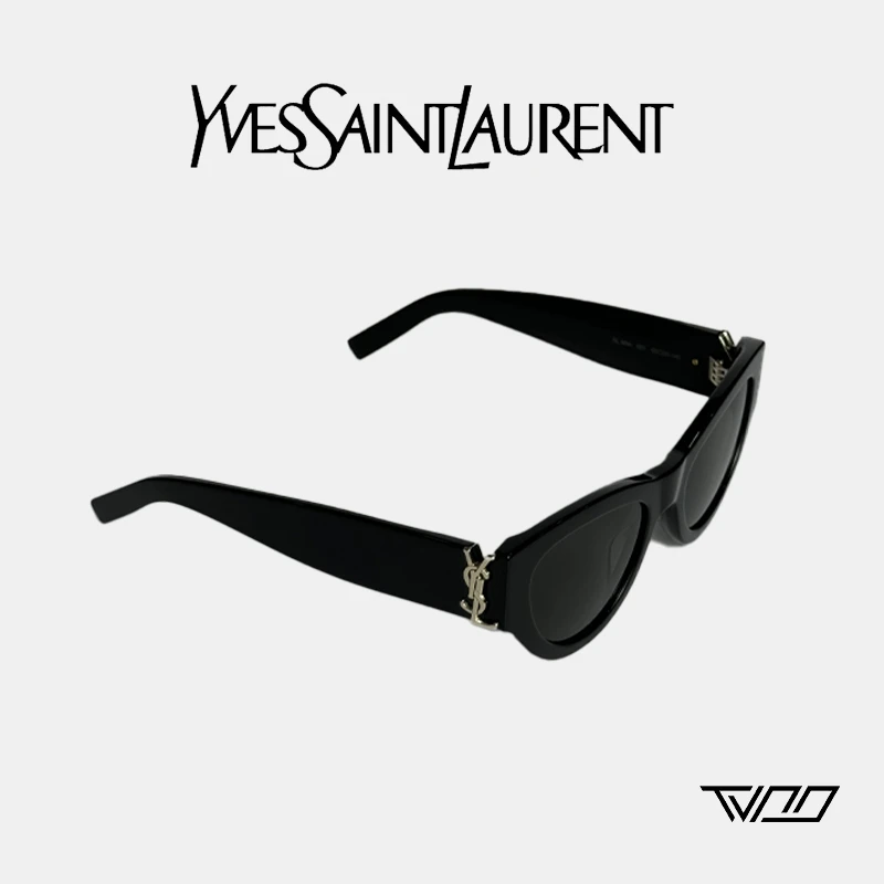 未使用 YSL/圣罗兰 黑金圣罗兰猫眼墨镜太阳镜SLM94 rose同款