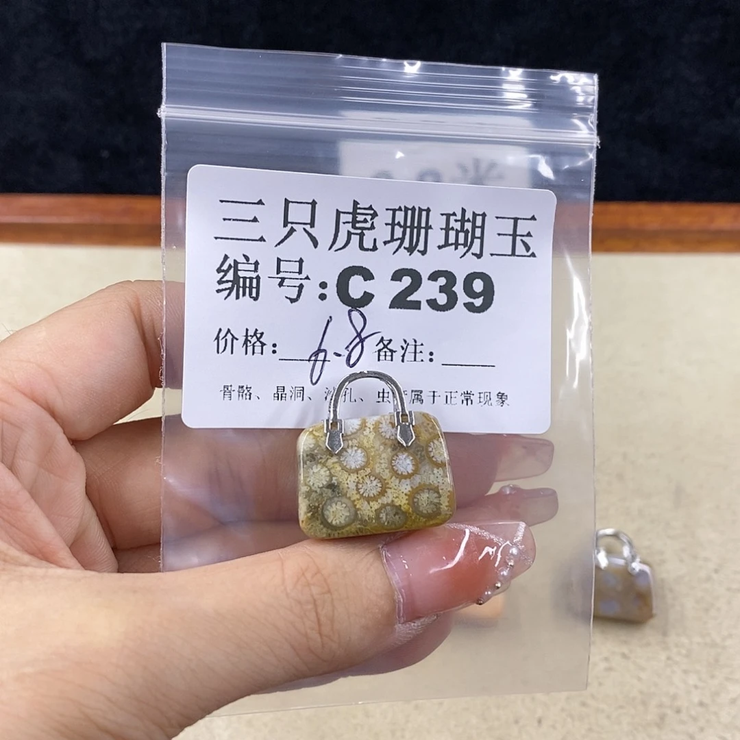 硅化珊瑚（珊瑚玉）1未镶嵌?***?