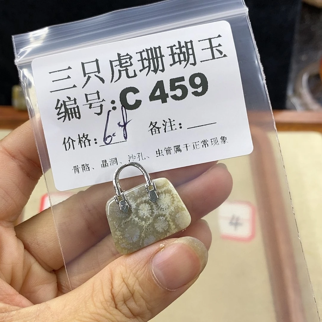 硅化珊瑚（珊瑚玉）1未镶嵌李*李