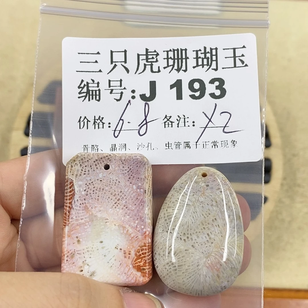 硅化珊瑚（珊瑚玉）1未镶嵌漈*