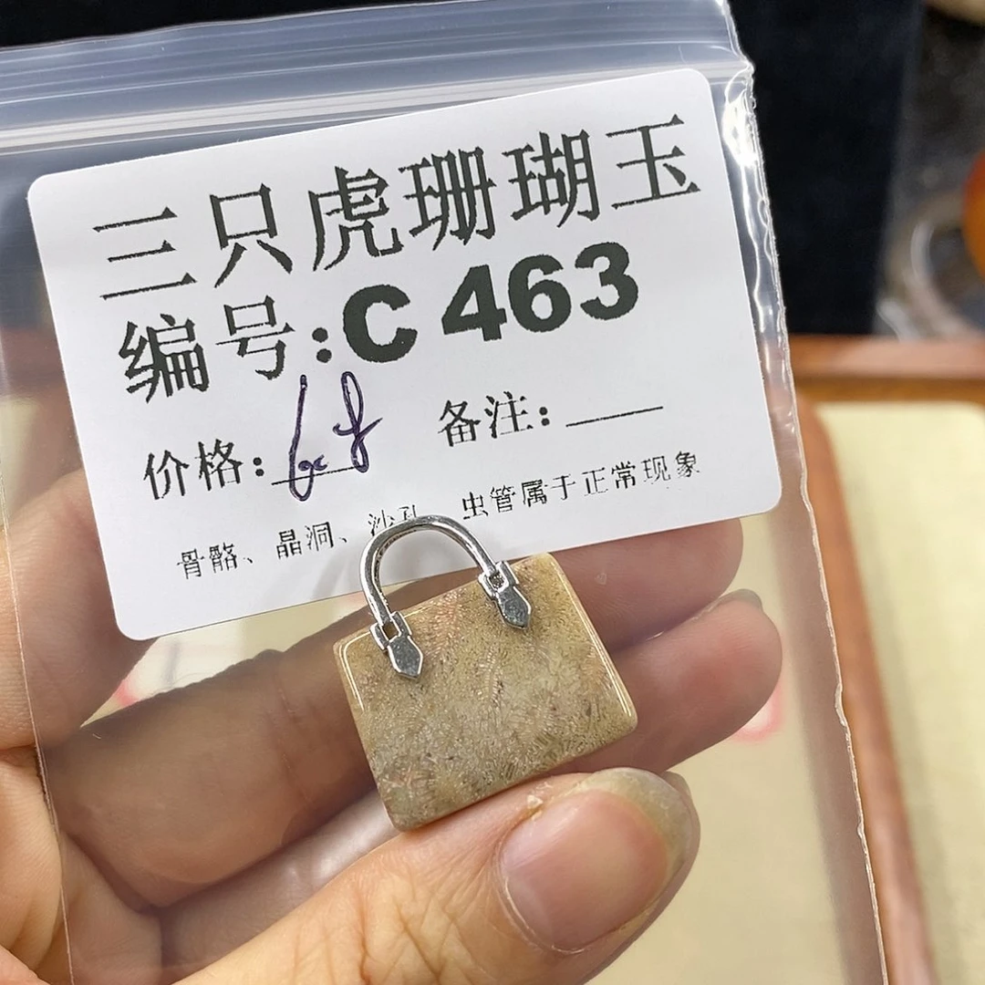 硅化珊瑚（珊瑚玉）1未镶嵌李*李