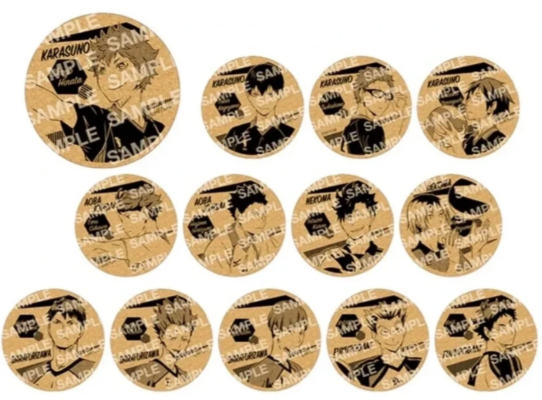 排球少年 软木杯垫