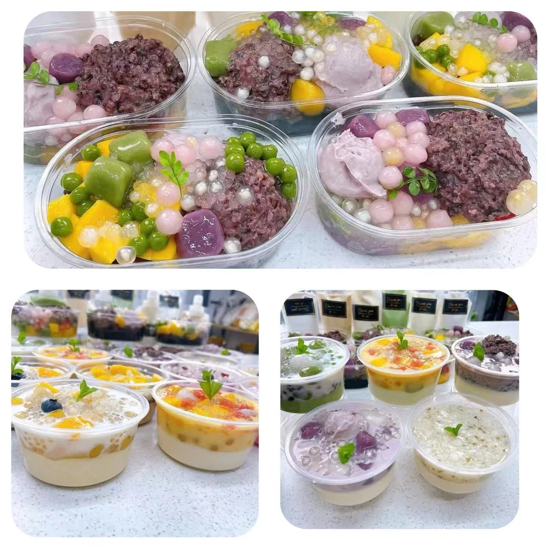 课程|多种夏日甜品合集韩式饱饱碗港式冰豆花牛奶布丁视频课程