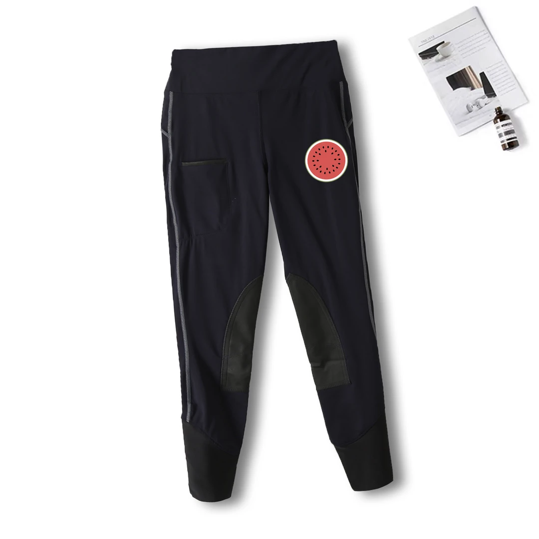 修身简约时尚运动休闲瑜伽裤马裤骑行裤女春秋高腰打底裤P-2J976