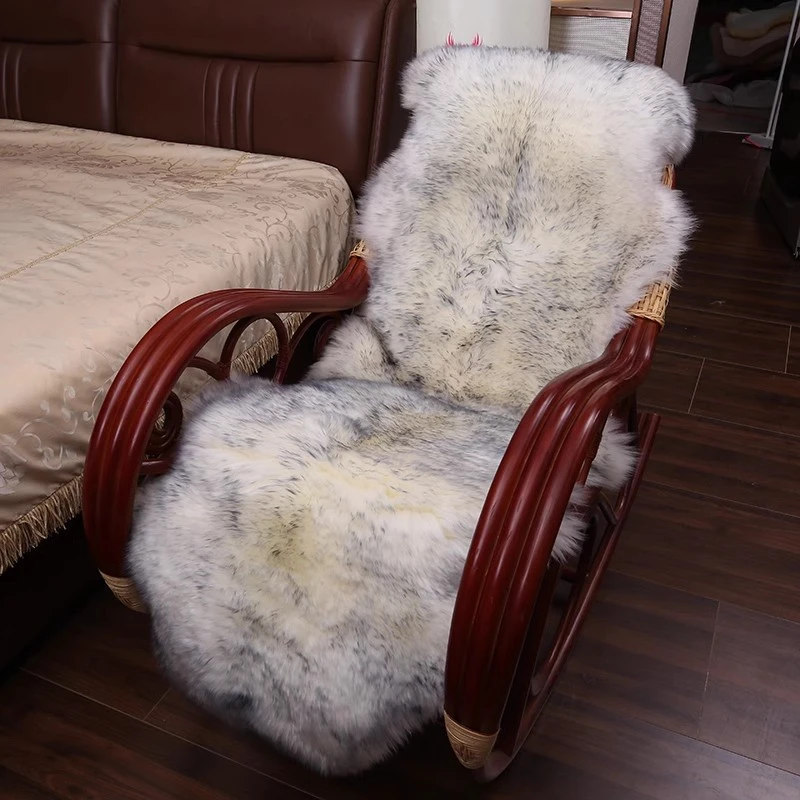 澳洲羊皮毛一体纯羊毛地毯欧式沙发坐垫客厅毛毯垫子地垫防滑冬季