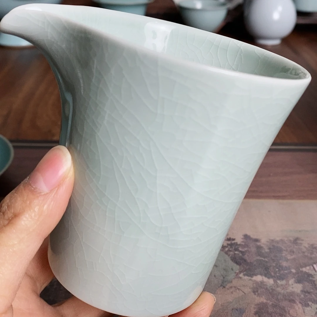 瓷片汝瓷～公道杯