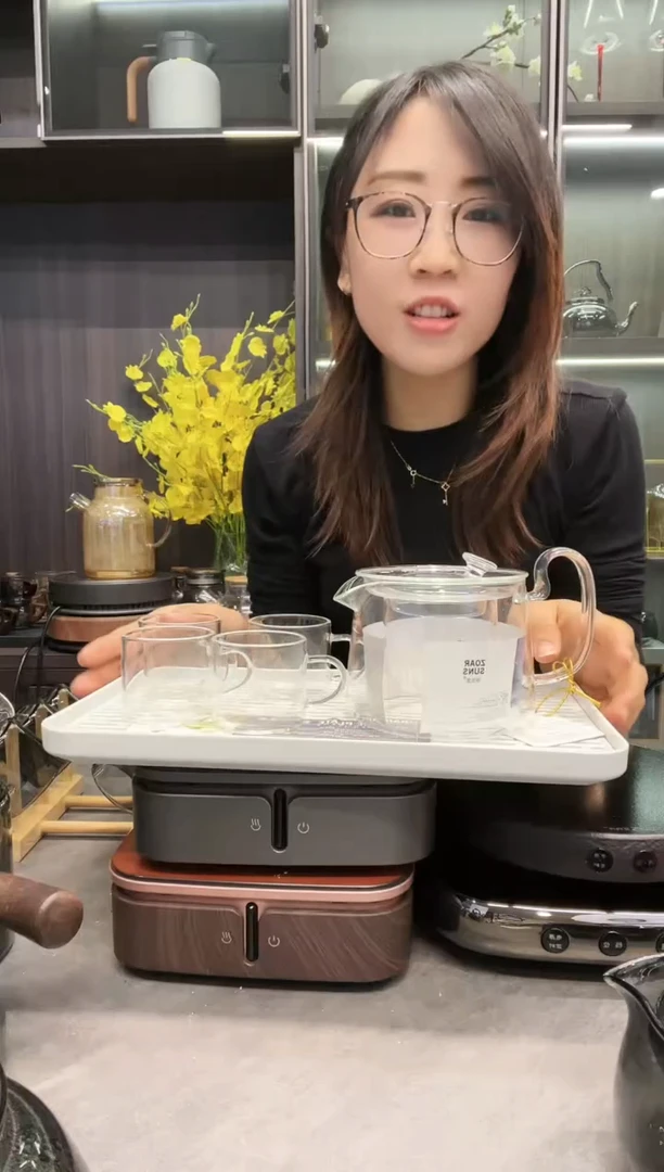 【闪购商品】@Z041+4小杯+沥水茶盘（小）