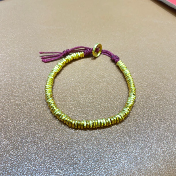 【旺旺专享】足金饰品  YHJ 盘缠手串 赠编绳 230300
