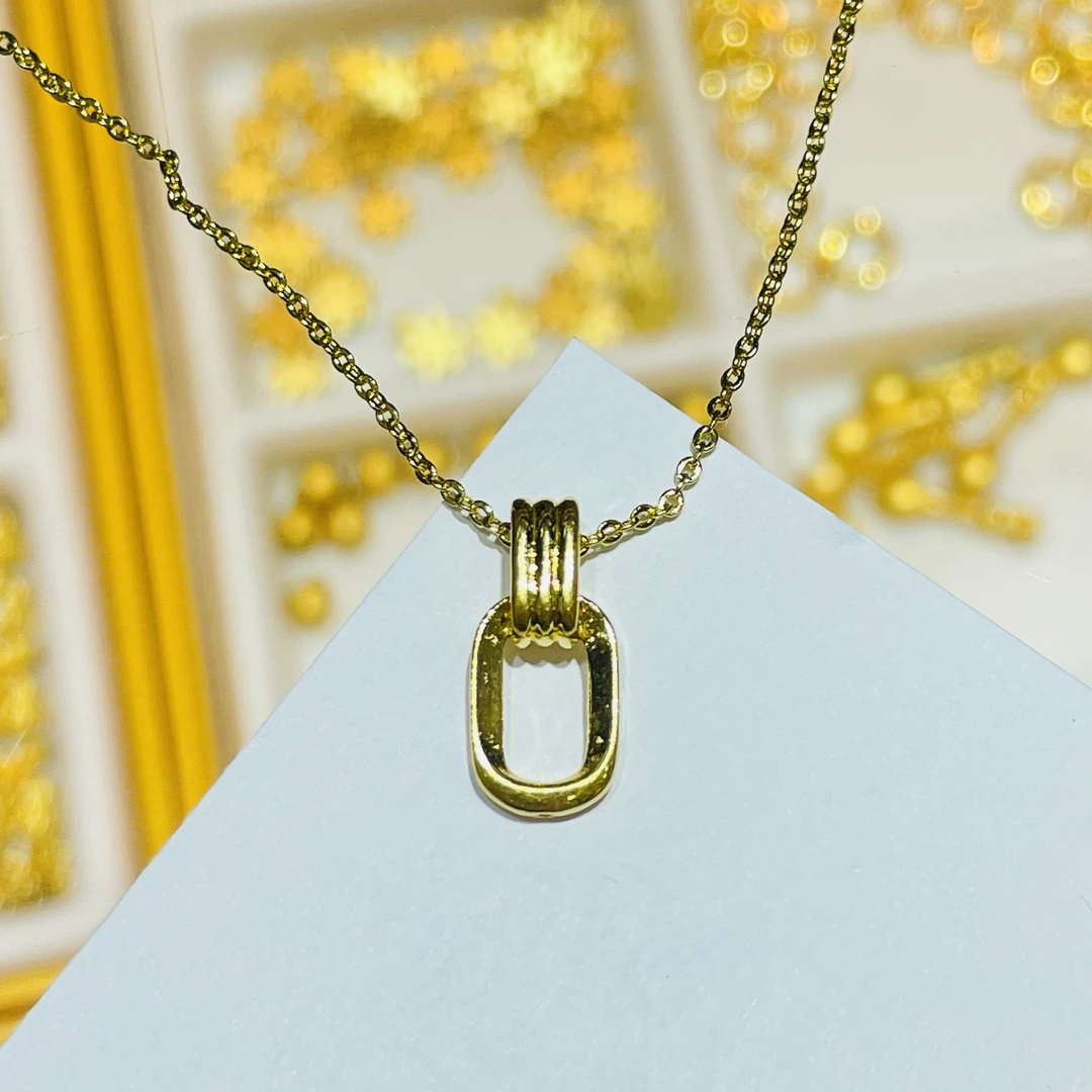 【旺旺专享】足金饰品 CY 环环相扣 赠银链 198029