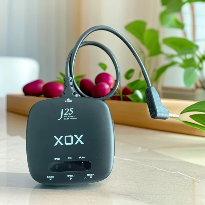 客所思J25S无线音频接收器无线连接音箱唱歌广场舞音箱连