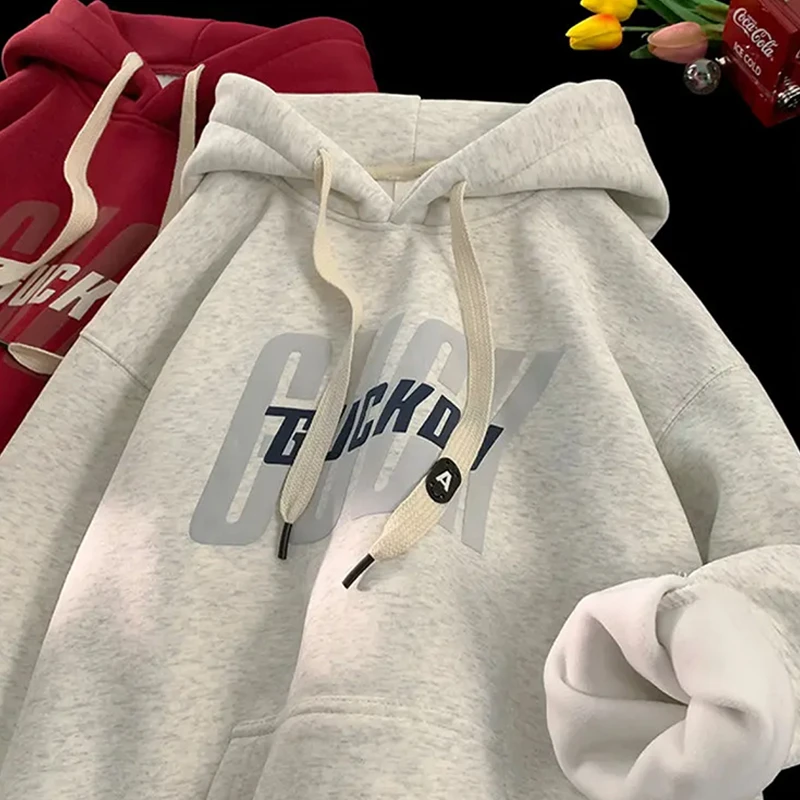 加绒重磅卫衣美式男款秋冬款爆款2024新款推荐青少年男生质感连帽