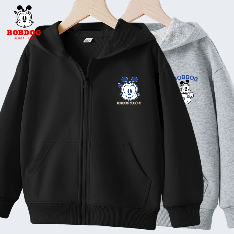 巴布豆童装男童秋装外套2024新款宝宝长袖上衣儿童早秋连帽卫衣潮