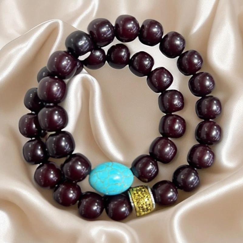 卡11老料双圈朱供菩提子双圈手持手链