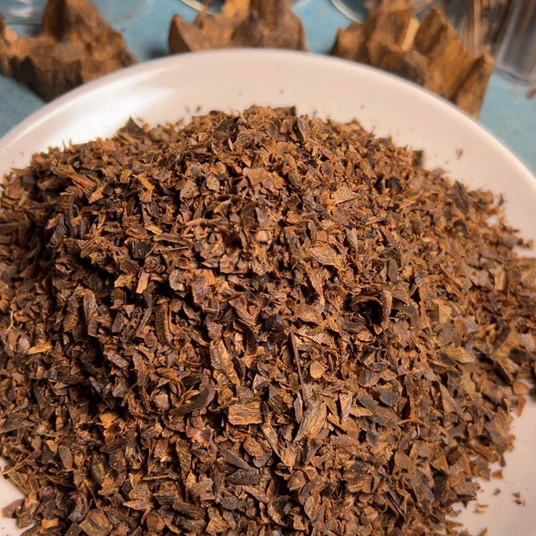 斑纹漆（虎斑木）用****钦天然沉水壳子切料200克