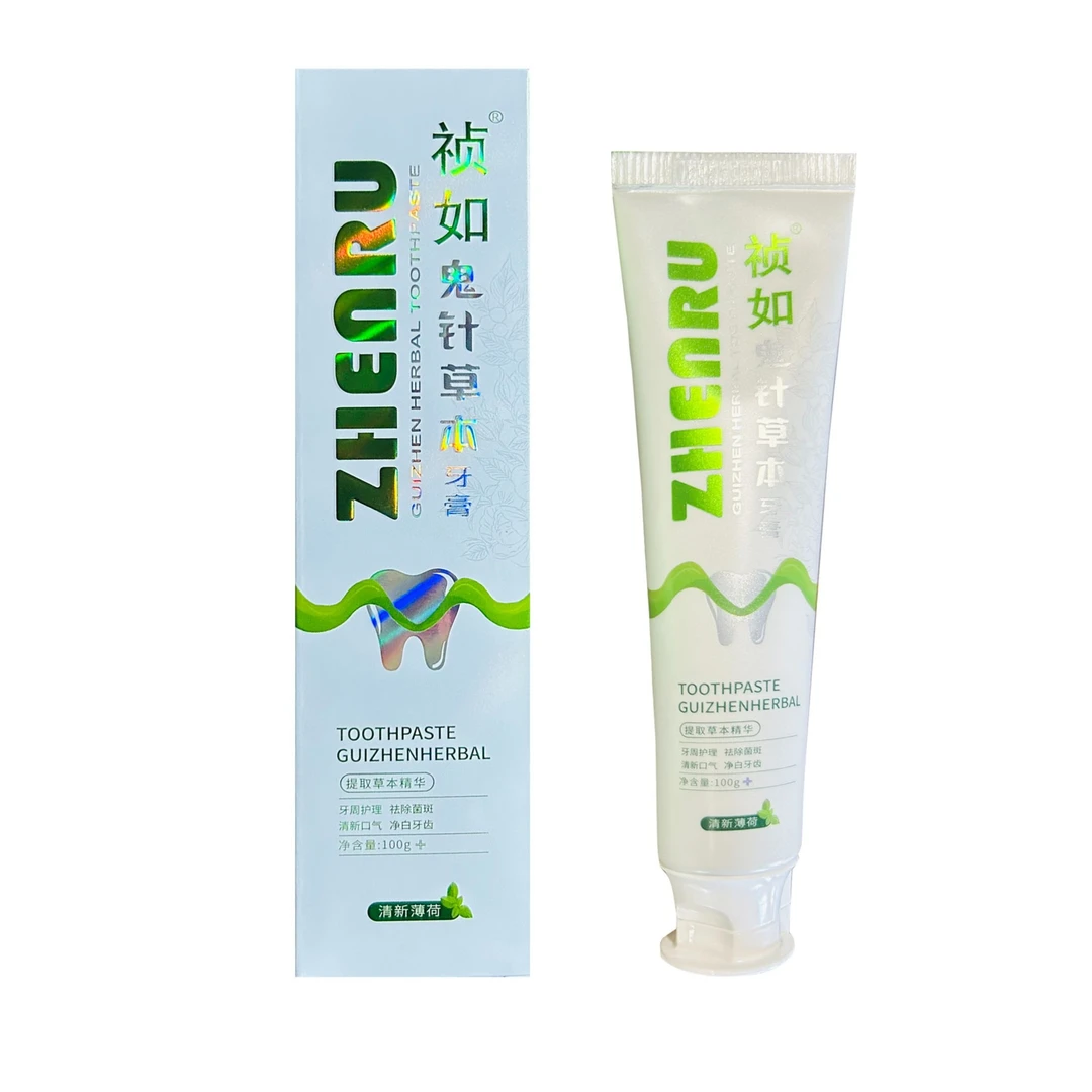 祯如鬼针草本牙膏清新护龈祛除修护抑菌养护去渍健齿净白