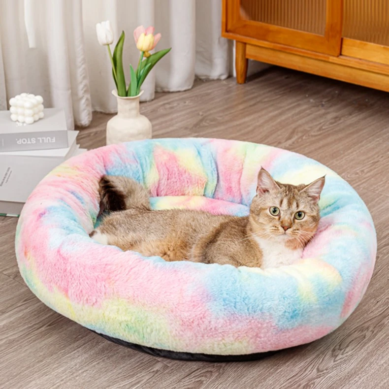 猫窝狗窝四季通用宠物冬季保暖网红猫咪用品冬天猫床蓬松垫子