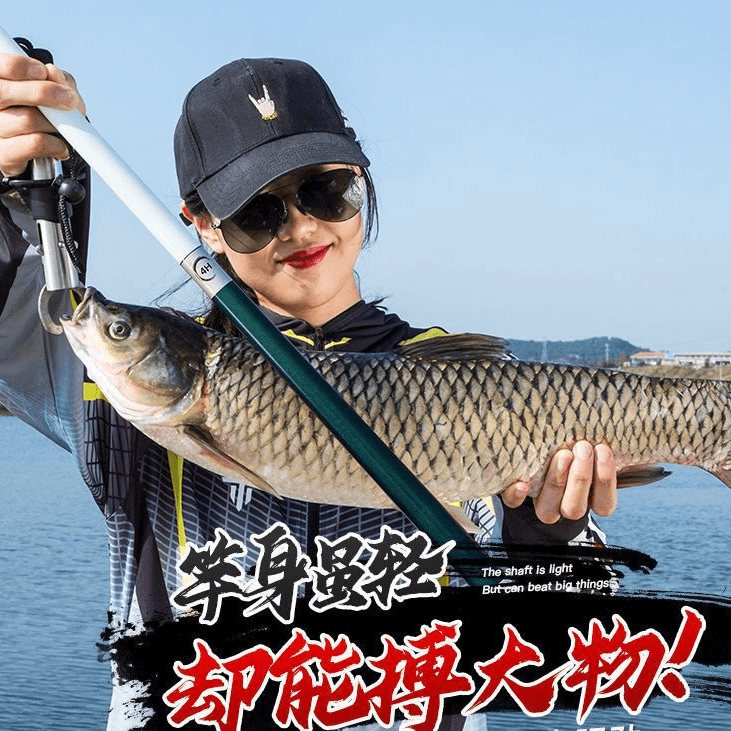 古洛渔具台钓竿大物样品杆19 28调