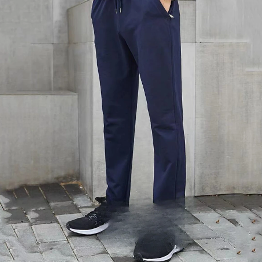 休闲运动长裤春秋棉弹力宽松大码跑步束脚冬季加绒保暖卫裤-920