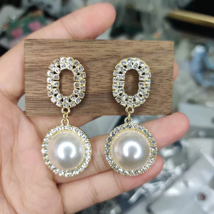 铜合金耳饰 【F17】气质轻奢百搭简约简约优雅精致网红设计师耳环