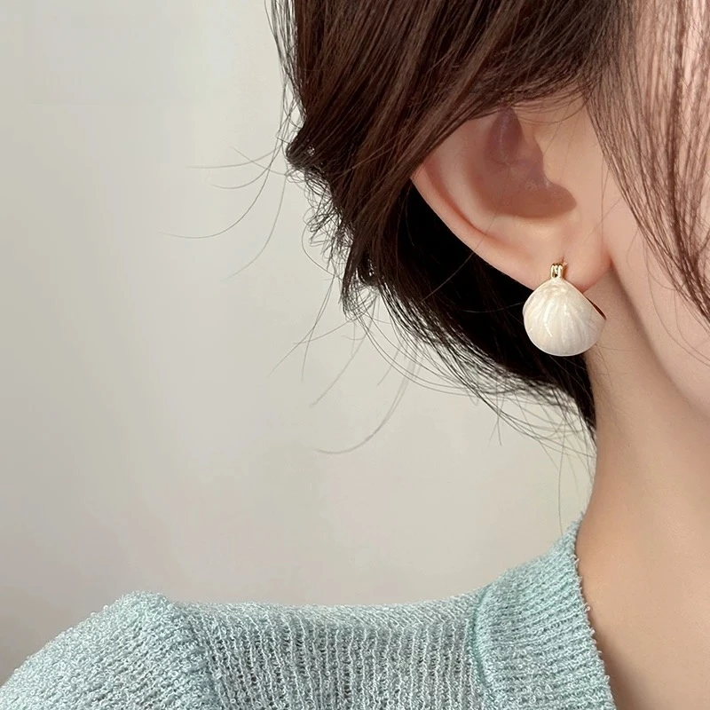铜合金耳饰 气质轻奢百搭简约简约优雅精致网红设计师耳环F3231