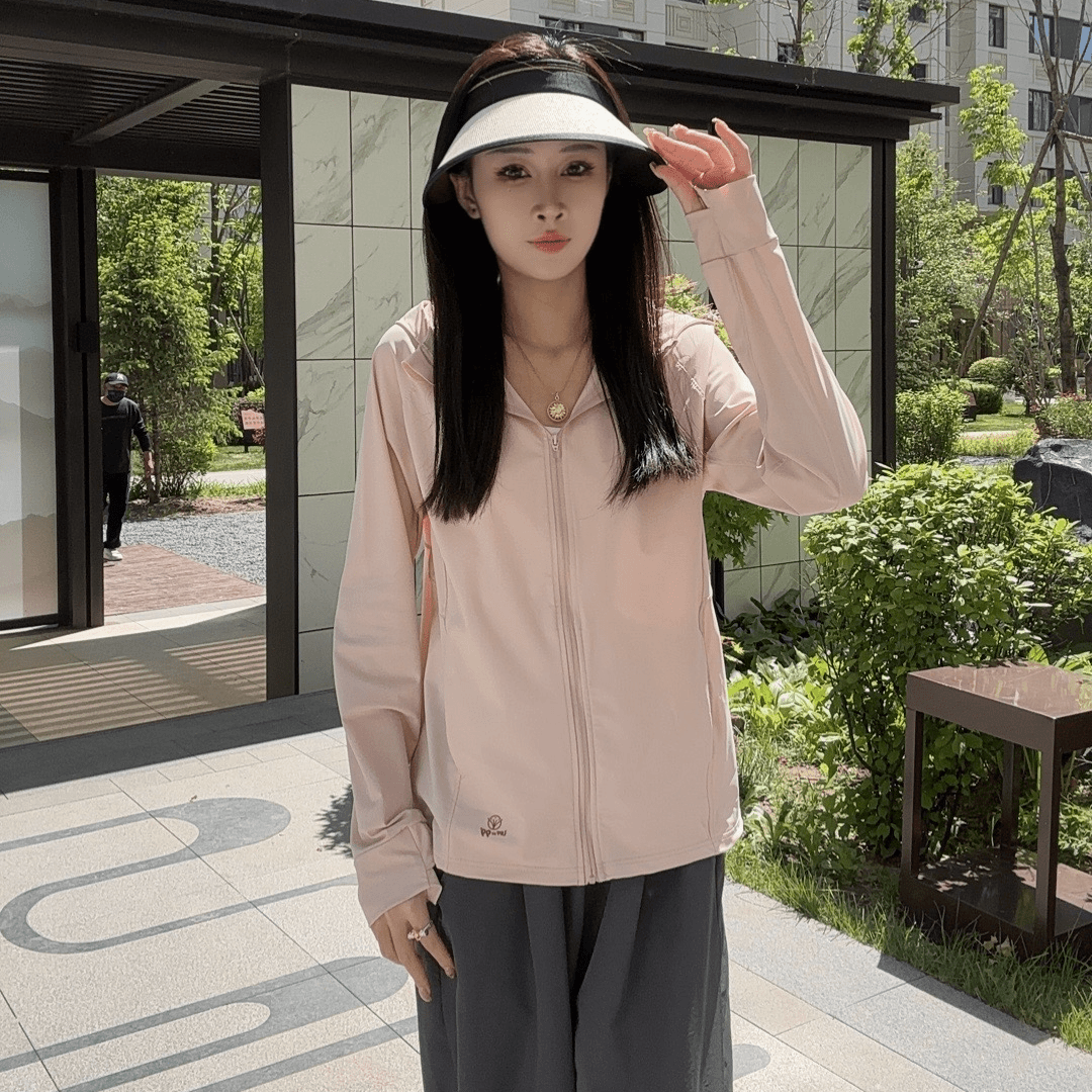【门店专柜版】UPF500+真锦纶原纱防晒衣女钓鱼长袖外套户外防晒服