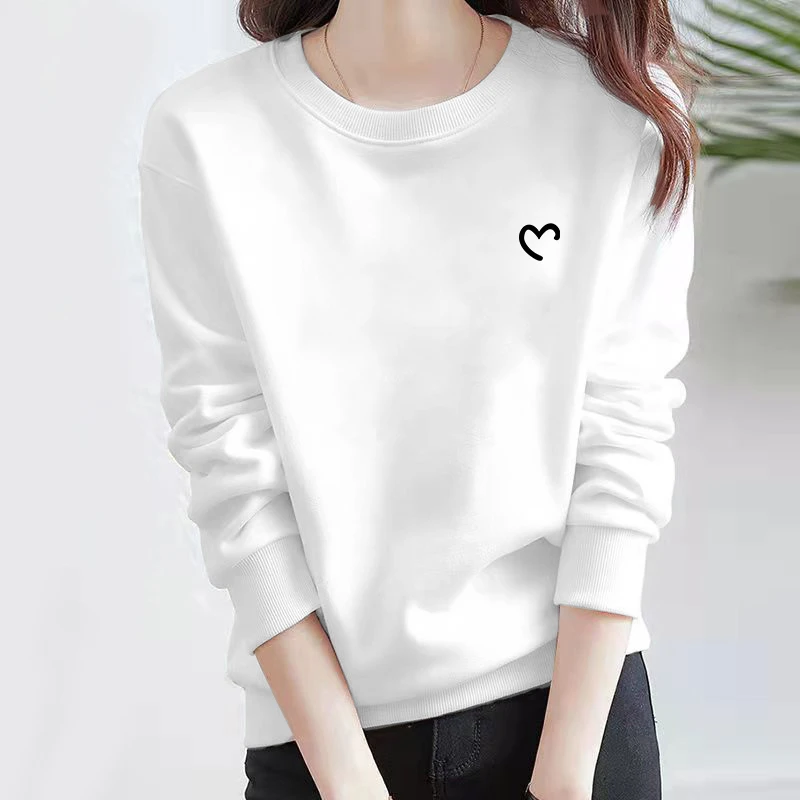 2025春秋新款卫衣女设计感小众克莱因蓝宽松圆领套头卫衣ins外套