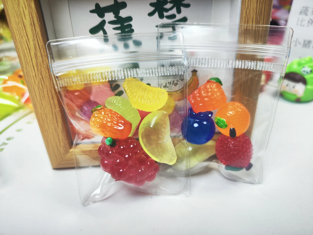 【水果包】树脂玩具摆件钥匙挂件车载摆件DIY小饰品仿真水果包挂