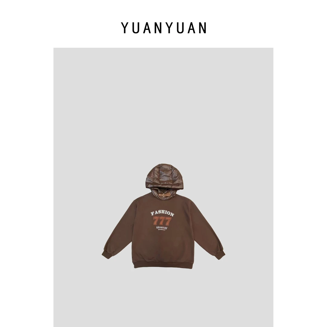 媛媛推荐【沿海公路】连帽链接7字母设计卫衣清1010#ER