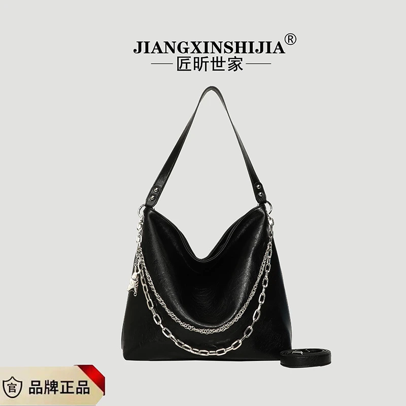 包包时尚百搭女士托特包小众腋下单肩肩包网红黑色简约ins通勤