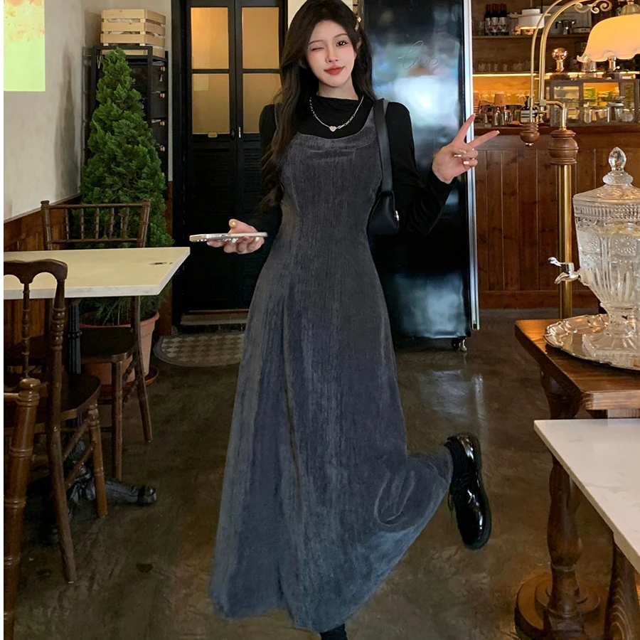 大码女装套装时尚气质连衣裙宽松两件套一整套穿搭设计感