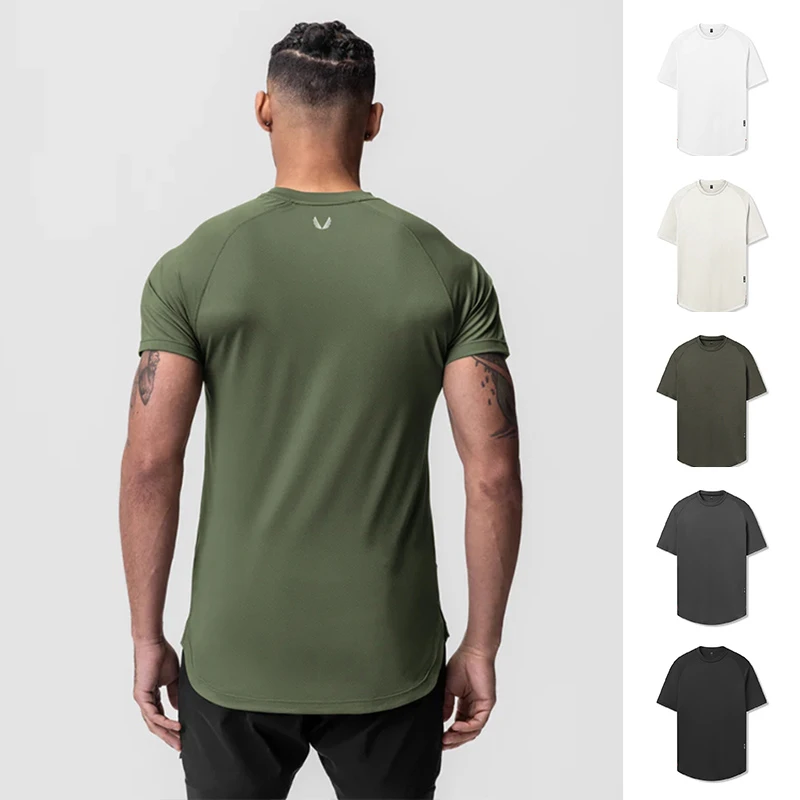 ASRV美式新款T恤健身速干男士衣服运动短袖上衣跑步马拉松户外