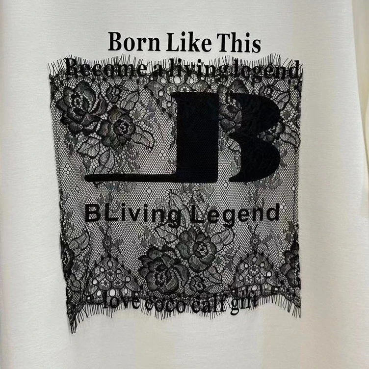 清仓白色休闲情侣夏季半袖春夏印花圆领百搭轻奢