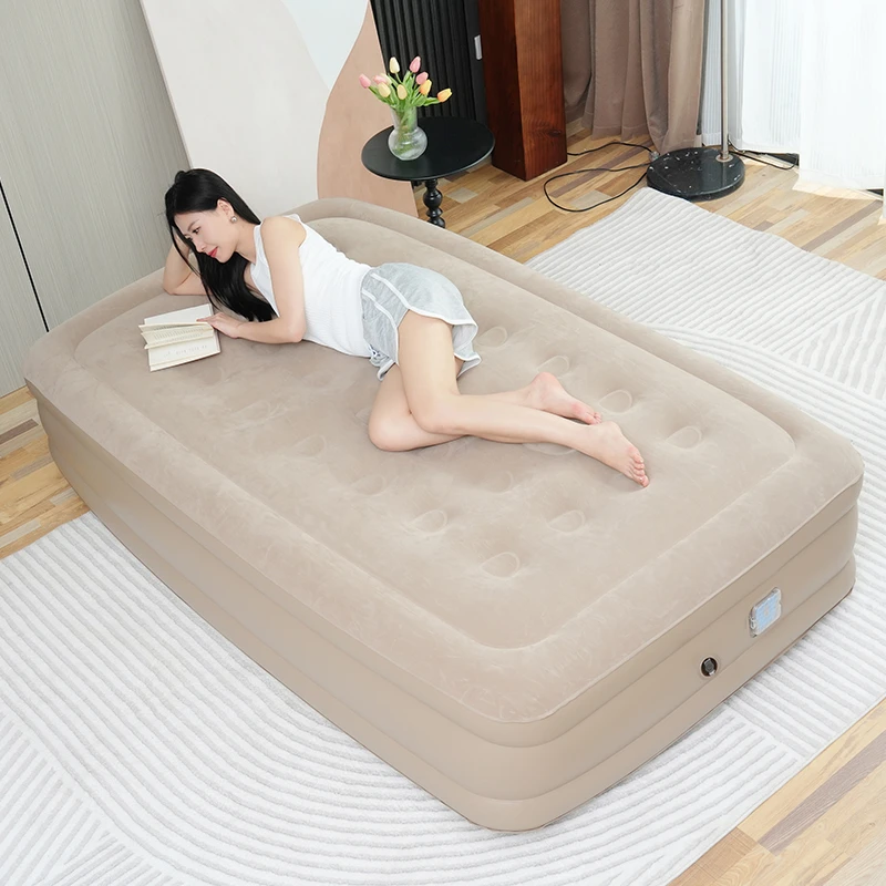 智能语音自动充气床垫单人双人家用加厚加高便携懒人床户外气垫床