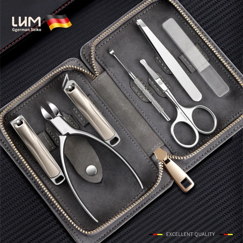 LHM指甲刀套装家用指甲剪高端指甲钳修脚工具甲沟鹰嘴神器炎
