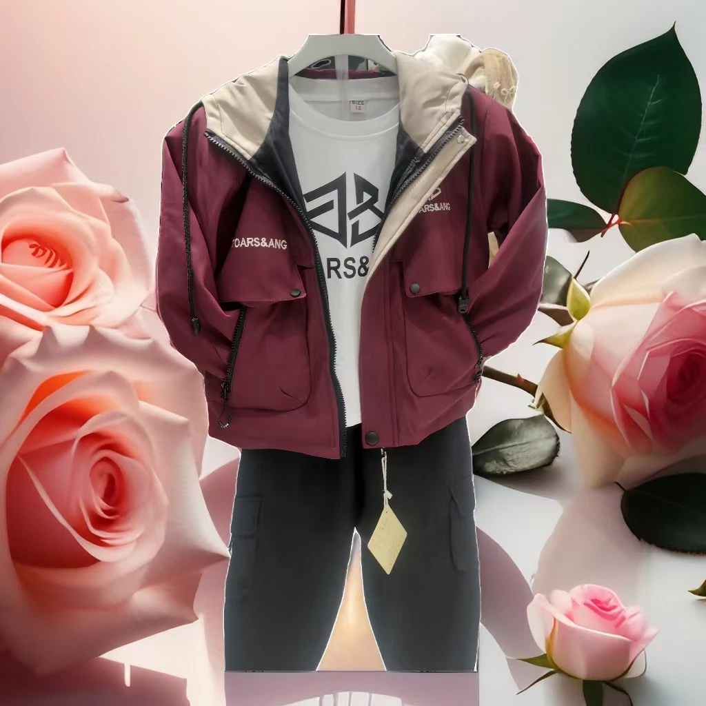 童装三件套 休闲款儿童夏季