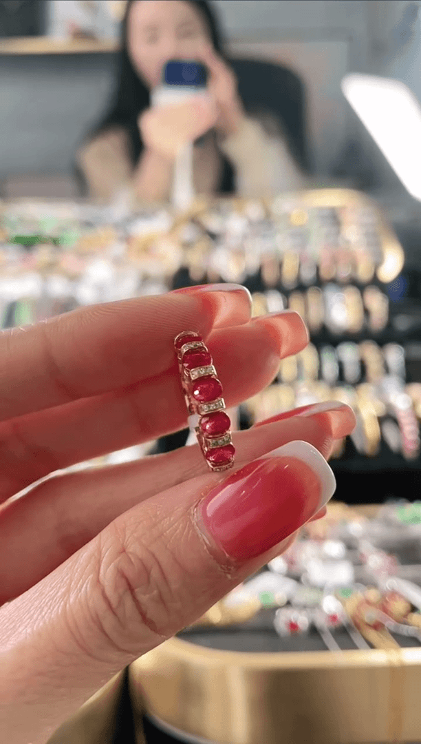 【闪购商品】红宝石戒指18K金镶嵌1