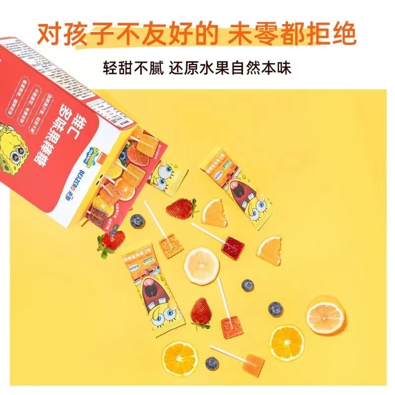 未零*海绵宝宝维C多味果棒糖