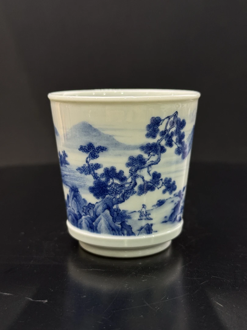 六合居·松荫抚琴直筒杯