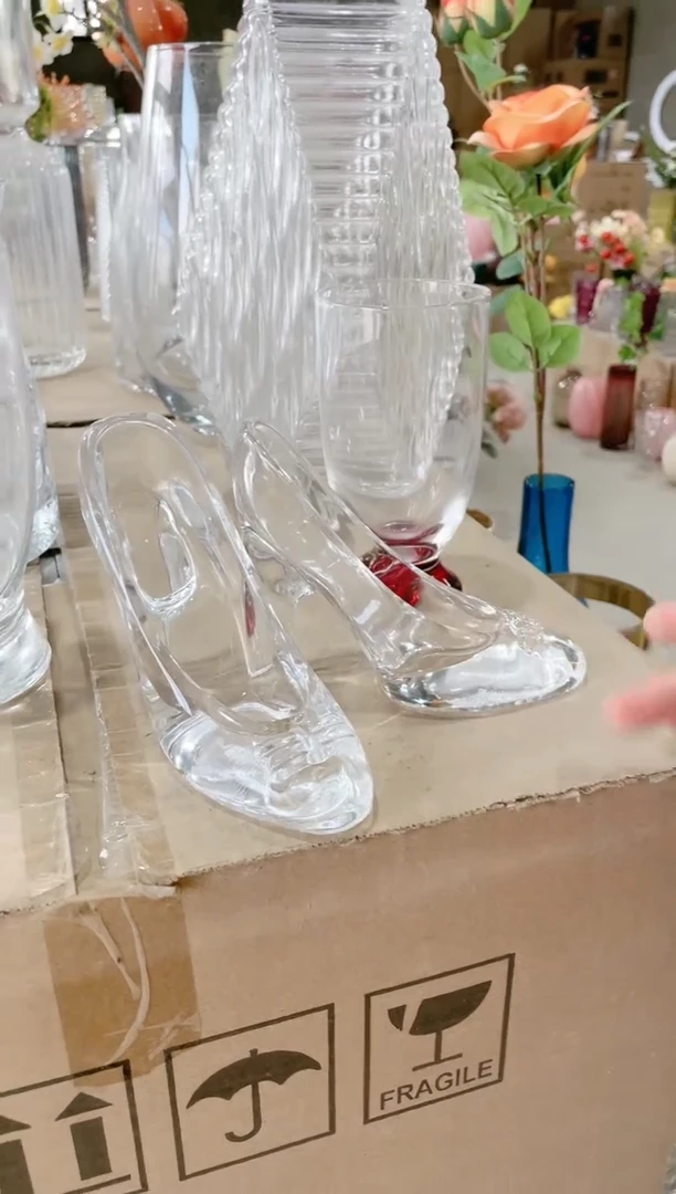 【闪购商品】水晶高跟鞋2只