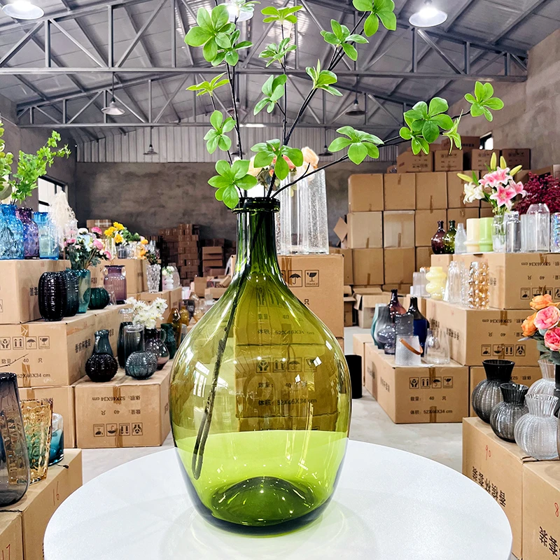 【爱之湾花瓶】2025新款40cm外贸尾单处理清仓玻璃花瓶AWZ-1011