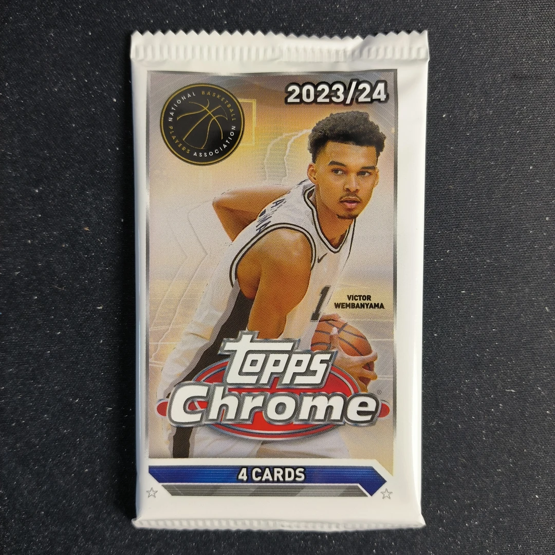 【寻找文班卡签!】23-24 Topps Chrome VALUE手雷盲盒 篮球球星卡