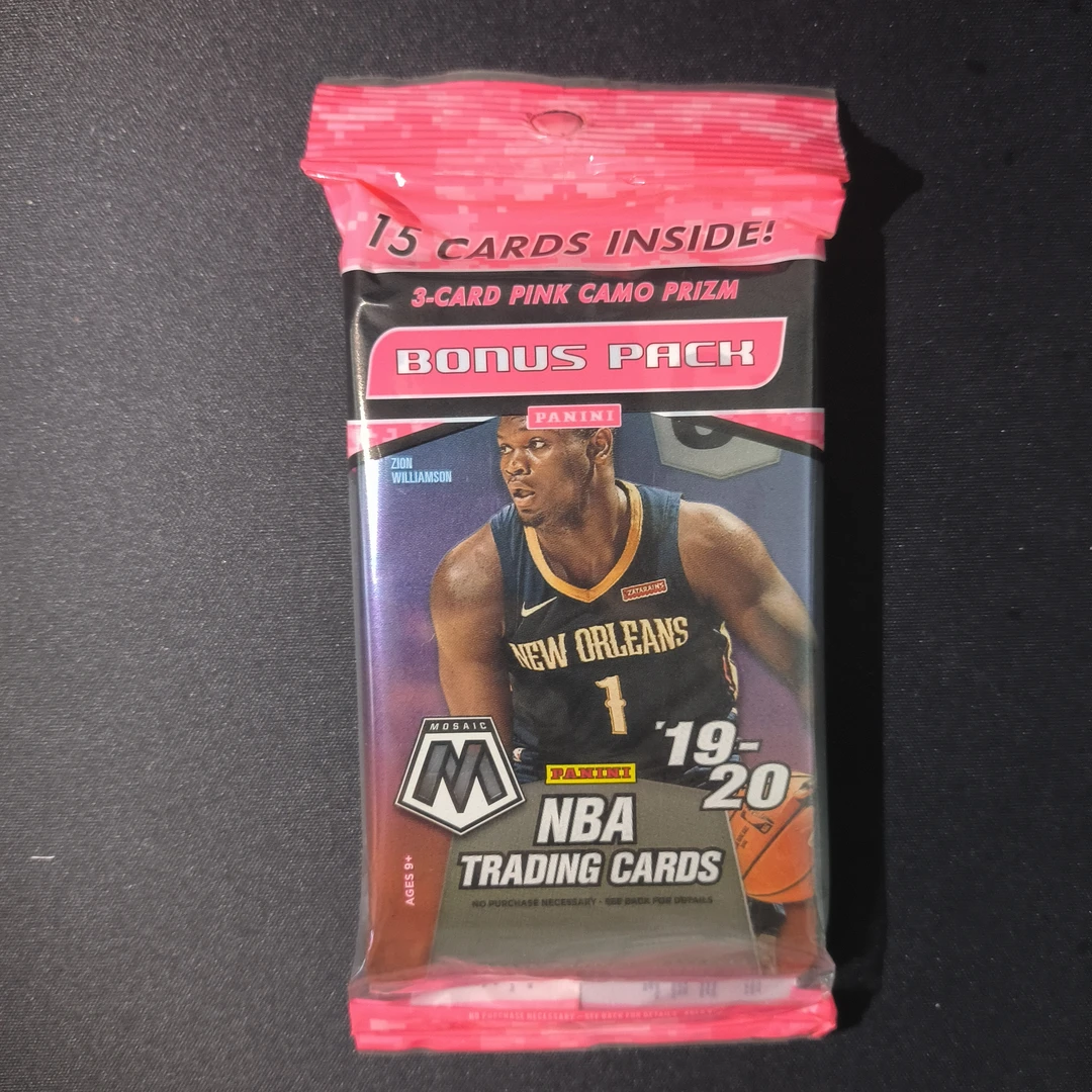 （拆卡）19-20 帕尼尼 马赛克肥包 单包/整盒盲盒 篮球球星卡