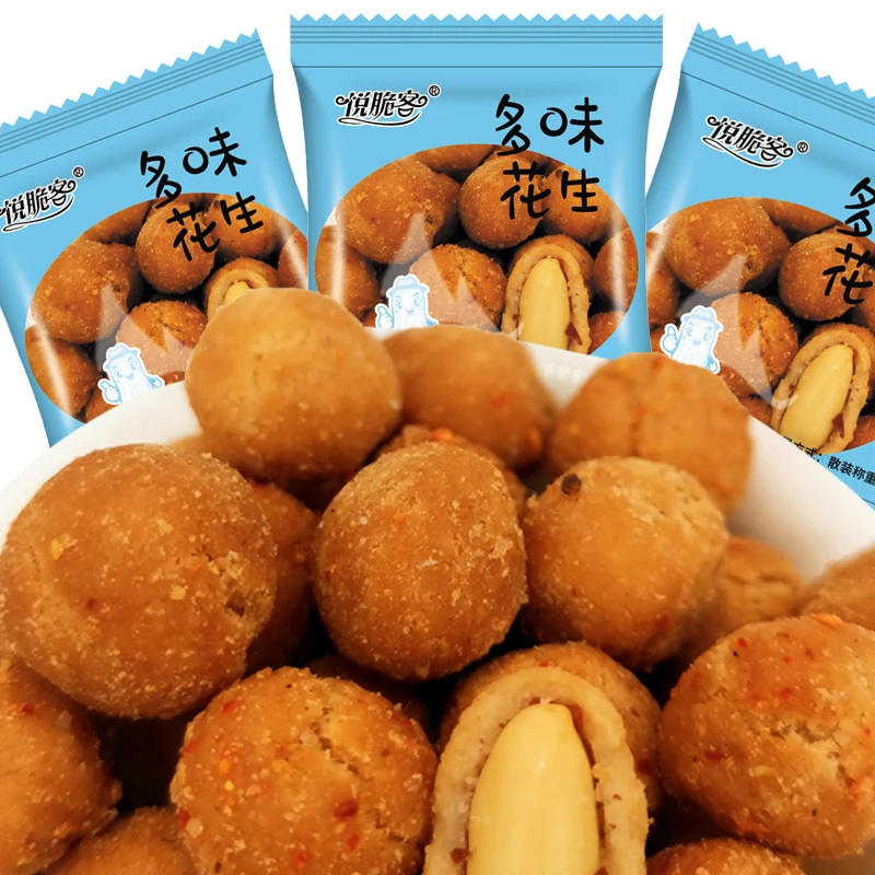 多味花生油炸花生米花生零食小包装下酒菜山东大花生