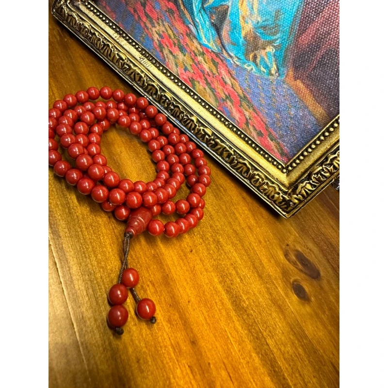 天然辰砂朱砂手链项链多戴多样性发