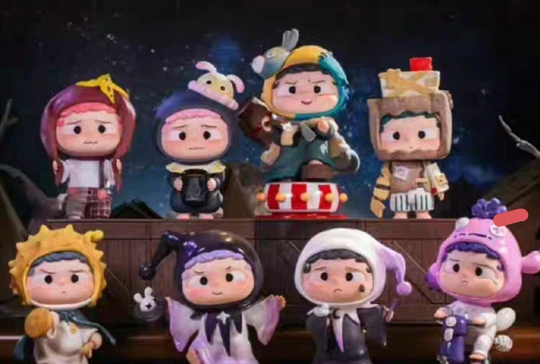 （拆盒）哦崽剧场见盲盒潮玩手办